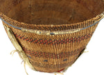 Apache Polychrome Burden Basket c. 1900s, 14" x 17"