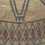 Large Yokuts/Tübatulabal Basket with Rattlesnake Design c. 1900s, 8.5" x 18"