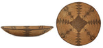 Yavapai Tray with Human Figures and Geometric Design c. 1900s, 2.5" x 15"