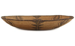 Yavapai Tray with Human Figures and Geometric Design c. 1900s, 2.5" x 15"