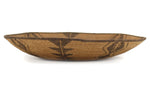 Yavapai Tray with Human Figures and Geometric Design c. 1900s, 2.5" x 15"