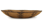 Yavapai Tray with Human Figures and Geometric Design c. 1900s, 2.5" x 15"