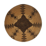 Yavapai Tray with Human Figures and Geometric Design c. 1900s, 2.5" x 15"