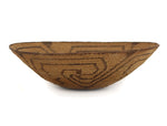 Pima Basket with Whirling Logs Design c. 1900s, 3.5" x 13"