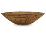 Pima Basket with Whirling Logs Design c. 1900s, 3.5" x 13"