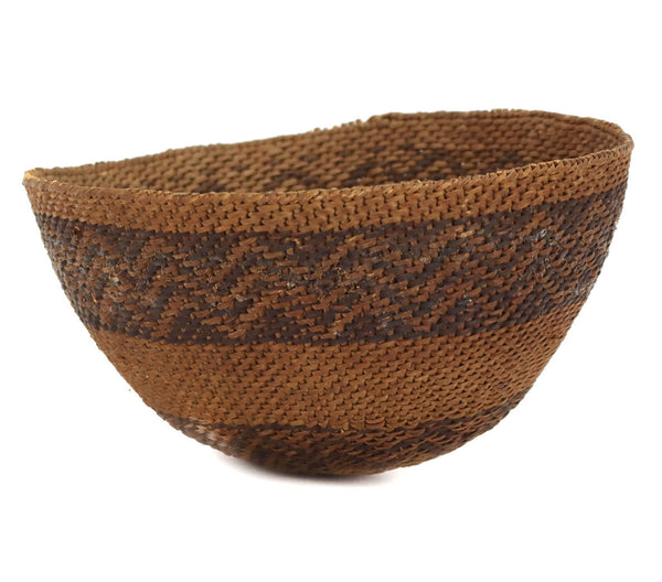 Klamath Hat with Zig-Zag Design c. 1900s, 4.5