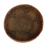 Maidu Basket with Geometric Design c. 1900s, 4.75" x 8"