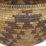 Maidu Basket with Geometric Design c. 1900s, 4.75" x 8"