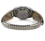Zuni - Multi-Stone Channel Inlay and Silver Watch Band with Timex Watch c. 1950s, size 6