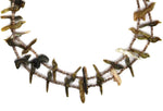 Zuni - 2-Strand Multi-Stone Heishi Animal Fetish Necklace c. 1973, 28" length