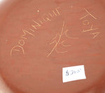 Dominique Toya (1971-2023) - Jemez Redware Jar with Carved Design c. 2000s, 3.5" x 7.25"