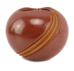 Dominique Toya (1971-2023) - Jemez Redware and Micaceous Waterfall Jar c. 2000s, 4.25" x 5.25"