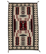 Navajo Crystal Storm Pattern Rug c. 1980-90s, 72" x 46.5"