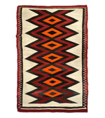 Navajo Ganado Rug c. 1910s, 74" x 49.5"