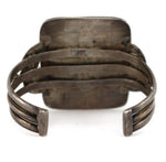 Etsitty Tsosie (1880-1937) - Navajo - Petrified Wood and Silver Bracelet c. 1930s, size 7