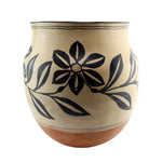 Large Santo Domingo (Kewa) Polychrome Olla with Floral Design c. 1910s, 17" x 16"(P3757-014)
