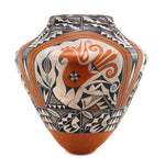Large Acoma Polychrome Olla c. 1960-70s, 21" x 21"