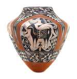 Large Acoma Polychrome Olla c. 1960-70s, 21" x 21"