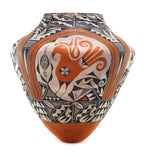 Large Acoma Polychrome Olla c. 1960-70s, 21" x 21"