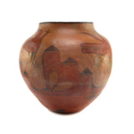 Zia Polychrome Olla With Rain Bird Design c. 1900, 17.75" x 18.5"
