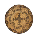 Yavapai Plaque with Geometric Design c. 1900, 12" diameter