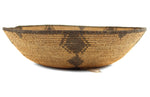 Apache Basket with Geometric Star Design c. 1900, 3.25" x 12"