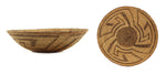 Pima Basket with Whirling Logs Design c. 1900, 4.25" x 16"