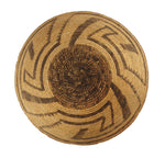 Pima Basket with Whirling Logs Design c. 1900, 4.25" x 16"
