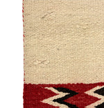 Navajo Double Saddle Blanket c. 1900, 55.5" x 36"