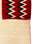Navajo Double Saddle Blanket c. 1900, 55.5" x 36"