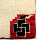 Navajo Double Saddle Blanket c. 1900, 55.5" x 36"