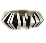Isaiah Ortiz - San Felipe Contemporary Sterling Silver Ring, size 5.75