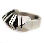 Isaiah Ortiz - San Felipe Contemporary Sterling Silver Ring, size 6.75