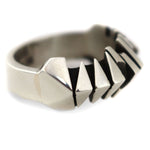 Isaiah Ortiz - San Felipe Contemporary Sterling Silver Ring, size 8