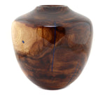Greg Campbell - Acacia and Lapis Lazuli Wooden Vessel, 8.25" x 7.5"