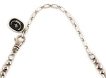 Marco Patania - Contemporary Fine Silver "Aurora" Necklace with Hand-Stamped Pendants and Sterling Silver Beads, 20" length