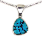 Marco Patania - Contemporary Sleeping Beauty Turquoise and Sterling Silver Necklace, 18" length