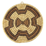 Hopi Polychrome Coil Plaque c. 1930s, 13.25" diameter