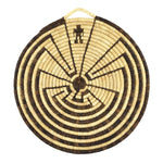 Tohono O'odham Man in the Maze Plaque c. 1960s, 14" diameter