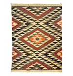 Navajo Transitional Blanket c. 1900, 75" x 53"