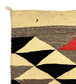 Navajo Transitional Blanket c. 1900, 75" x 53"