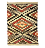 Navajo Transitional Blanket c. 1900, 75" x 53"