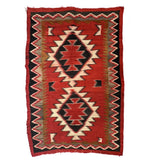Navajo Red Mesa Rug c. 1915, 62" x 39"