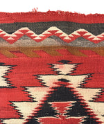Navajo Red Mesa Rug c. 1915, 62" x 39"