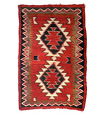 Navajo Red Mesa Rug c. 1915, 62" x 39"
