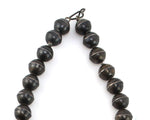 Navajo - Silver Beaded Squash Blossom Necklace c. 1940s, 29.5" length