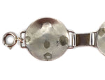 Hopi - Turquoise and Silver Overlay Link Concho Belt with Pictorials c. 1960s, 51.5" length