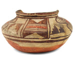 Polacca Polychrome Jar c. 1890s, 4" x 7"