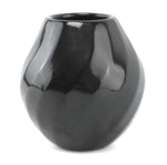 Denny Gutierrez (1942-2013) - Santa Clara Black Swirl Jar c. 1994, 2.75" x 2.75"