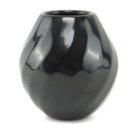 Denny Gutierrez (1942-2013) - Santa Clara Black Swirl Jar c. 1994, 2.75" x 2.75"